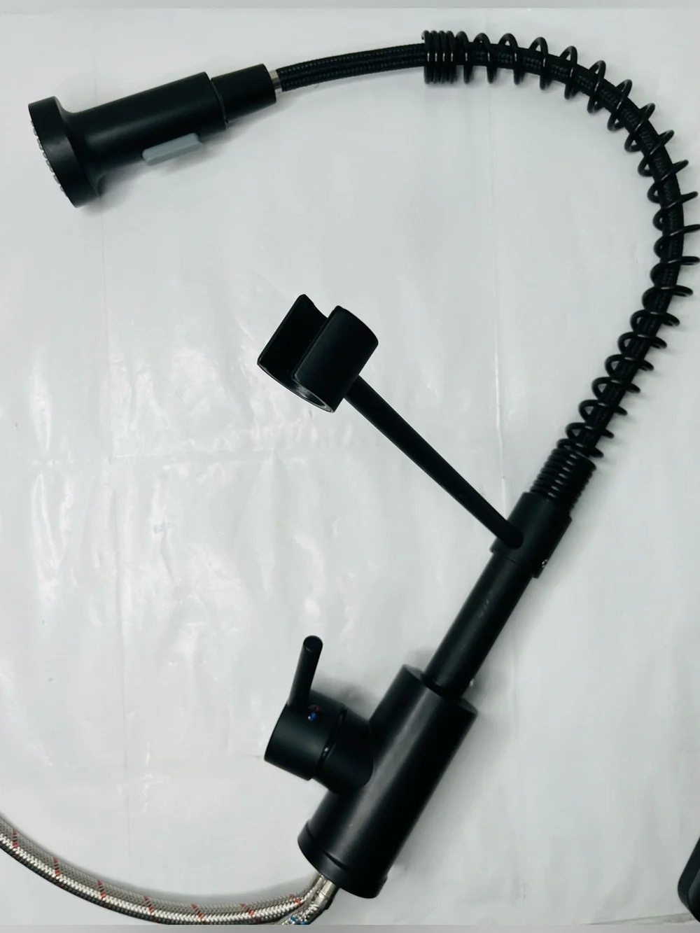 Project Source Flynt Kitchen Faucet black  Commercial New Never Used No Box
